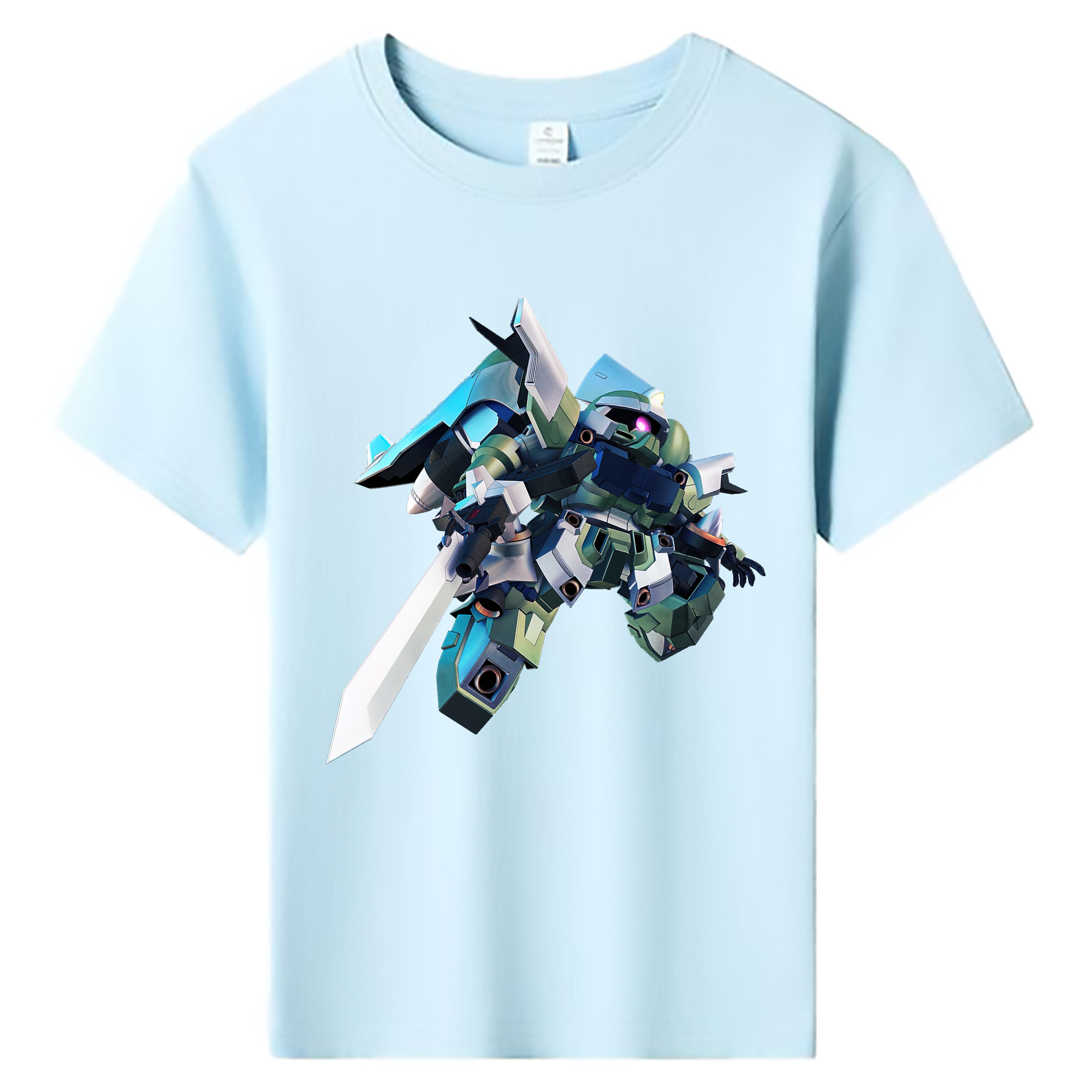（画像用） 機動戦士ガンダム Mobile Suit Gundam 綿100％キッズTシャツ（フロントプリント）